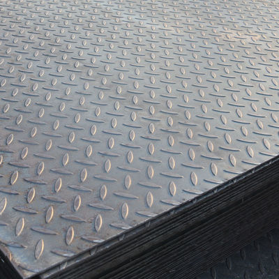 중국 Q235 A36 Ss400 다이아몬드 셰이크 MS 장식용 스틸 시트